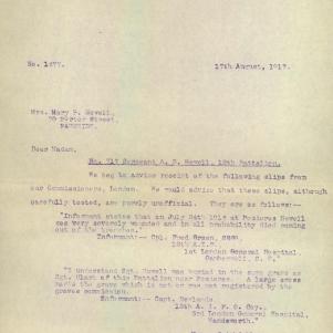 Soldier packet page