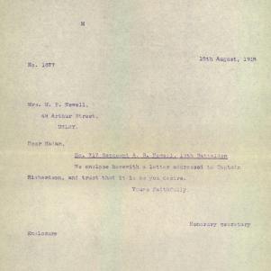 Soldier packet page