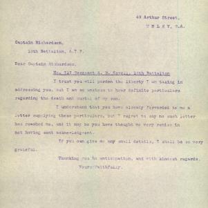 Soldier packet page