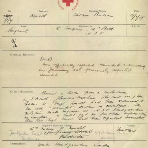 Soldier packet page