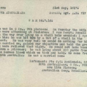 Soldier packet page