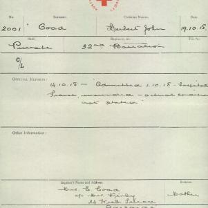 Soldier packet page