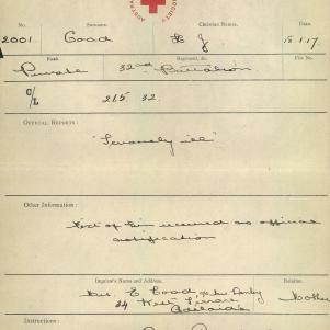 Soldier packet page
