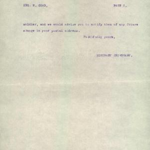 Soldier packet page