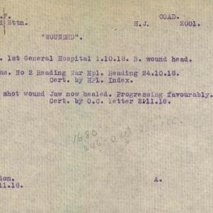 Soldier packet page