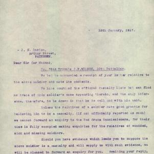 Soldier packet page
