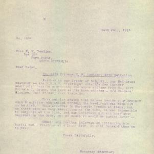 Soldier packet page