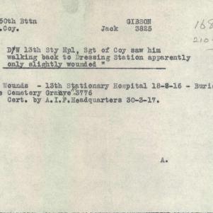 Soldier packet page