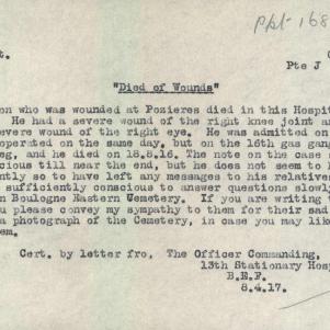 Soldier packet page