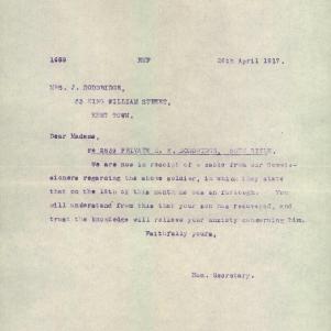 Soldier packet page