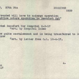 Soldier packet page