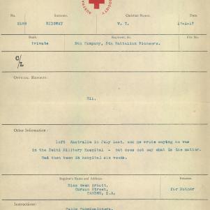 Soldier packet page