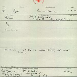 Soldier packet page