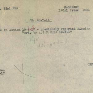 Soldier packet page