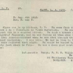 Soldier packet page