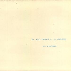 Soldier packet page
