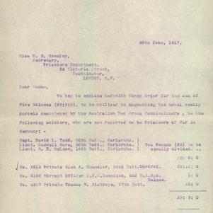 Soldier packet page