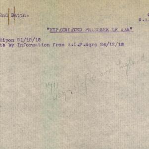 Soldier packet page