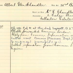 Soldier packet page