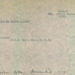 Soldier packet page