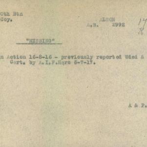 Soldier packet page