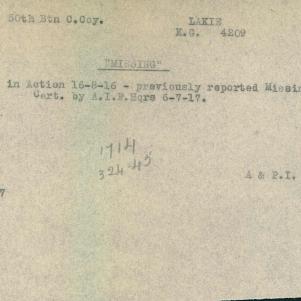 Soldier packet page