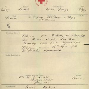 Soldier packet page