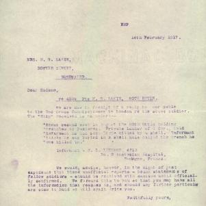 Soldier packet page