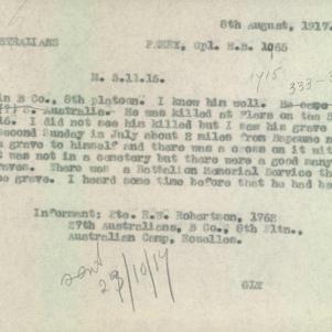 Soldier packet page