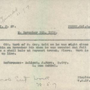 Soldier packet page