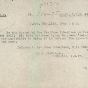 Soldier packet page