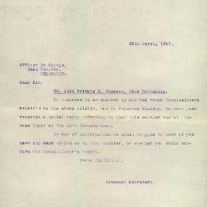Soldier packet page