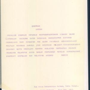 Soldier packet page
