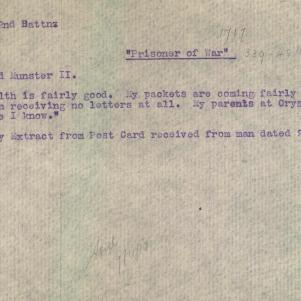 Soldier packet page