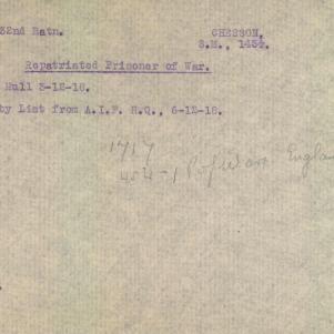Soldier packet page