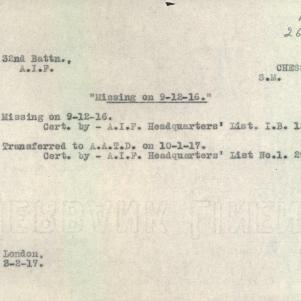 Soldier packet page