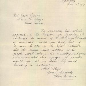 Soldier packet page