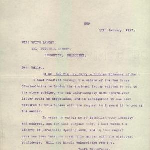 Soldier packet page