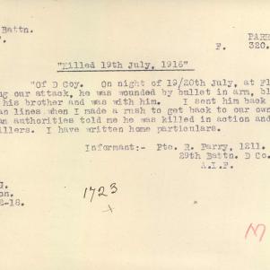 Soldier packet page