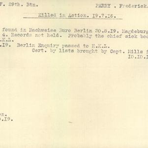 Soldier packet page