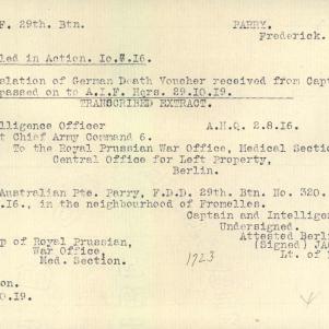 Soldier packet page