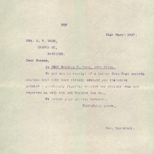Soldier packet page