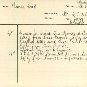 Soldier packet page