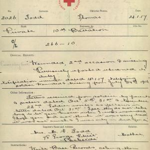 Soldier packet page