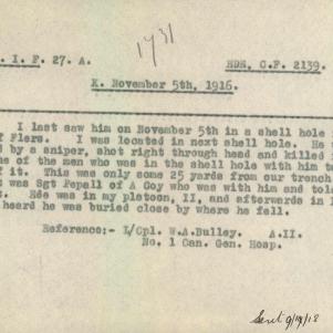 Soldier packet page