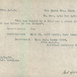 Soldier packet page