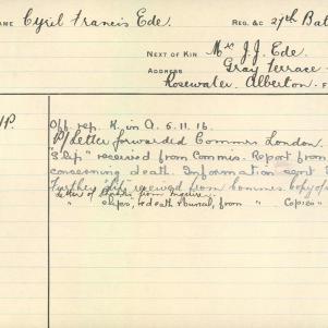 Soldier packet page
