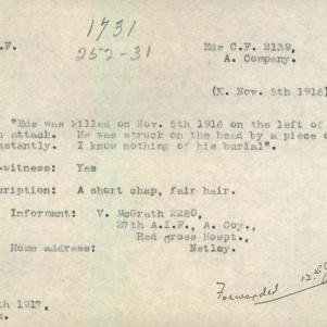 Soldier packet page