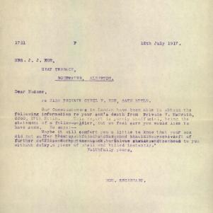 Soldier packet page
