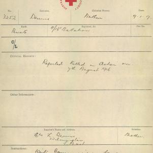 Soldier packet page